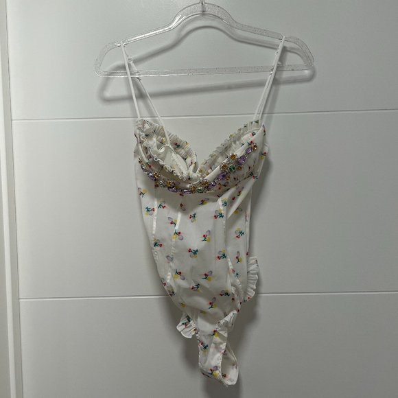 rare! Brand new SHUSHU/TONG MULTICOLOR CRYSTAL LINGERIE - Picture 4 of 9
